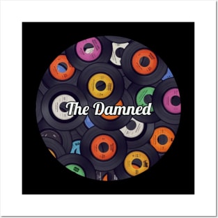 The Damned / Vinyl Records Style Posters and Art